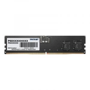 Mémoire RAM Patriot Signature Line PSD532G56002 32GB 1x32GB DDR5 5600MHz CL46 Unbuffered ECC Noir