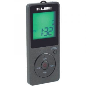 Radio de sport numérique AM/FM Elbe RF-95 avec podomètre et écouteurs inclus