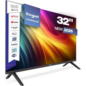 TV Engel QLED LE3295QLED 32" HD Smart TV WiFi Dolby Audio VIDAA