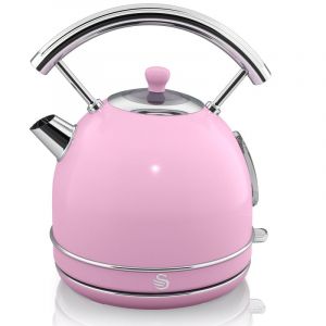 Bouilloire Rétro Swan 1,8L 3000W Rose