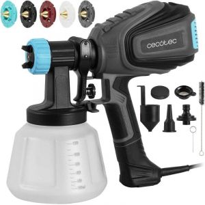 Pistolet &agrave; peinture Cecotec TotalPaint 750 700W 1200ml 5 buses noir