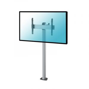 Kimex Support de sol avec base vissable pour TV 32"-75" Hauteur 175 cm VESA 600 x 400 Max. 50Kg