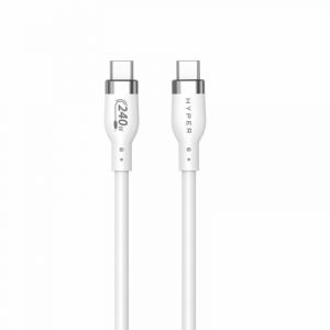 Câble USB C HYPER HJ4002WHGL 2 m USB 2.0 0,48 Gbit/s Blanc