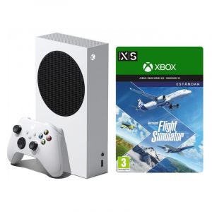 Microsoft Pack Xbox Series S 512 Go + Flight Simulator Standard Edition Téléchargement numérique