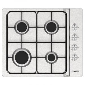 Plaque de Gaz Infiniton GAS4BNAI Acier Inoxydable 60 cm 4 Zones de Cuisson