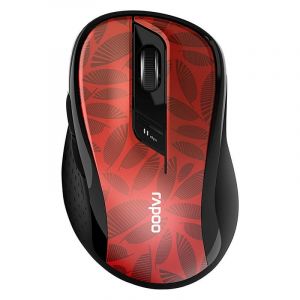 Rapoo M500 Souris Optique Sans Fil Silencieuse 1600DPI Rouge