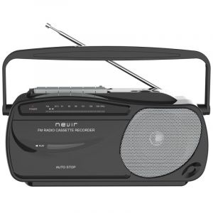 Radiocassette Nevir NVR-443T Noir/Argent