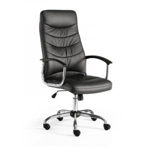 Fauteuil de bureau noir Euromof Oslo