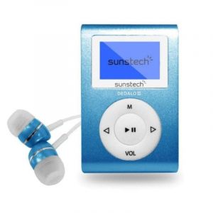 Reproducteur MP3 Sunstech Dedalo III 8GB Radio FM Digital et Ecouteurs Inclus
