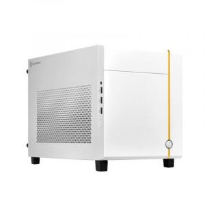 Bo&icirc;tier SilverStone SUGO 14 Cube Mini-DTX/Mini-ITX Blanc ATX Watercooling