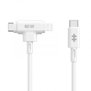 HYPER HyperJuice Câble USB C 1,5 m USB C/Lightning USB 2.0 Blanc