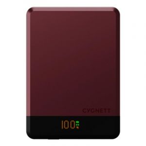 Batterie externe Cygnett MagSlim 5000 mAh &agrave; charge sans fil MagSafe avec Cherry Ultra-Slim