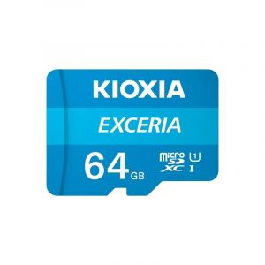 Kioxia Exceria MicroSDXC 64 Go UHS-I U1 Classe 10 + Adaptateur SD