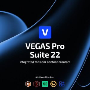 Magix VEGAS Pro Suite 22 &eacute;diteur graphique 1 licence AI AV1 AVC HEVC Mocha Windows