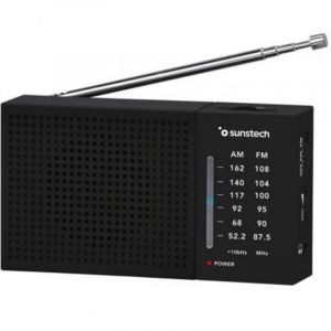 Radio Sunstech RPS412 Portable AM/FM Haut-parleur 2 pouces Noir