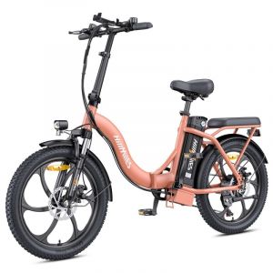 Vélo électrique HillMiles MilePort 1 250 W 36 V 13 Ah 20 pouces Shimano 7 vitesses Rouge