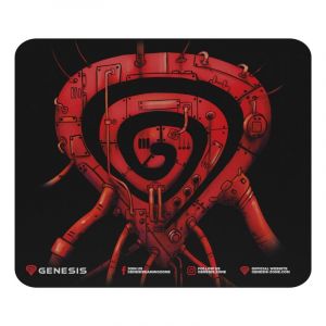 Tapis de souris Genesis Pump Up The Game Noir 250mm x 210mm avec base antidérapante
