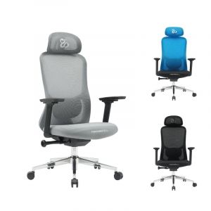 Chaise de jeu ergonomique Newskill Nue grise