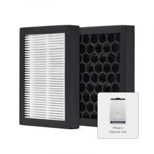 Filtre HEPA et charbon actif MEACO Deluxe 202 Pack de 3 unités Filtration E11 6 mois