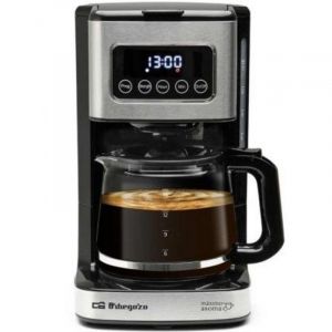 Cafeti&egrave;re &agrave; filtre Orbegozo CG 6015 1,5L 15 Tasses Acier Inoxydable Programmable LED