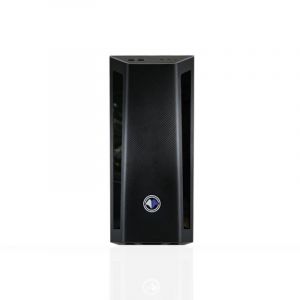 Caja PC QUO Millenium MM1 ATX Mid Tower Acier et Verre Trempe Noir Violet Avec Fenetre RGB