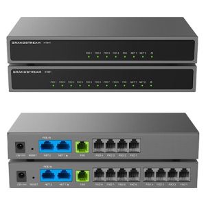 Adaptateur VoIP Grandstream HT841 4 ports FXS, codecs G.711/G.729A, sécurité AES