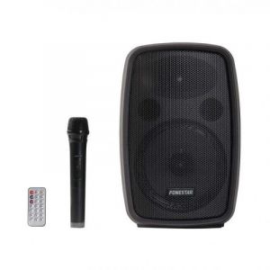 Fonestar Amply Haut-parleur portable avec microphone sans fil Noir