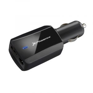 Phoenix Adaptateur Chargeur Voiture Universel 90W Noir