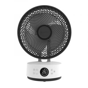Ventilateur de table MEACO MeacoFan Sefte 10 pouces avec moteur sans balais ultra-silencieux et faisceau d'air précis