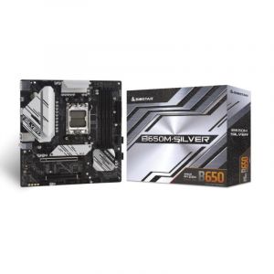 Carte mère Biostar B650 AMD AM5 microATX B650M-SILVER DDR5 192 Go RAID 2,5 GbE
