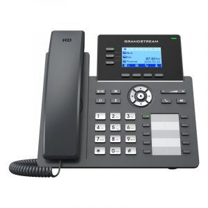 Téléphone IP Grandstream Networks GRP2604P 3 lignes LCD Gigabit Ethernet 2000 contacts Noir