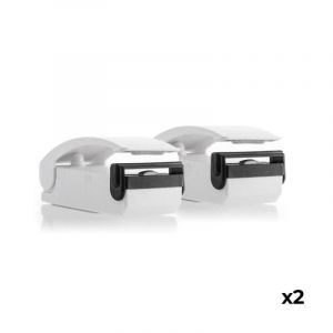Scelleuse de Sacs InnovaGoods MagSeal Blanc et Noir Portable 2-en-1 Aimantée