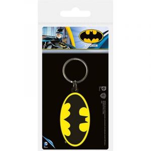 Porte-cl&eacute;s Pyramid RK38190C Batman Noir Jaune Unisexe