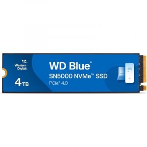 Disque SSD WD Blue SN5000 4 To M.2 PCIe 4.0 NVMe Gen4