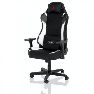 Chaise de jeu Nitro Concepts X1000 noir/blanc