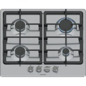 Plaque de cuisson Siemens EG6B5PK90 gaz 60 cm inox 4 foyers int&eacute;grable