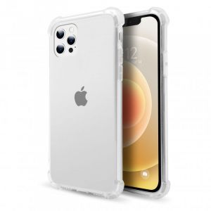 Coque antichoc transparente PcCom Essential pour iPhone 12/12 Pro
