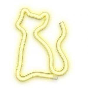 Forever Neon Led Light Chat Blanc Chaud Chauve-Souris+usb