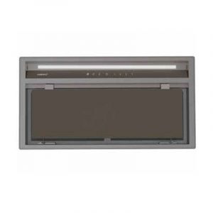 Hotte aspirante décorative Cata BT3 90 cm, commande tactile LED et recirculation, acier inoxydable et verre