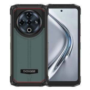 DOOGEE Fire 6 Power 8 Go/256 Go 15 500 mAh 90 Hz NFC USB-C Empreinte digitale Android 14 Vert