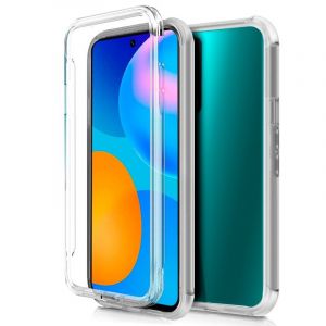 Étui en silicone transparent arrière et avant 3D cool pour Huawei P Smart 2021