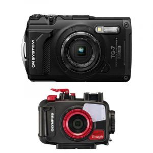 Cámara Compacta Olympus TG-7 Zoom 4x Étanche Résistante WiFi Caisson Noir