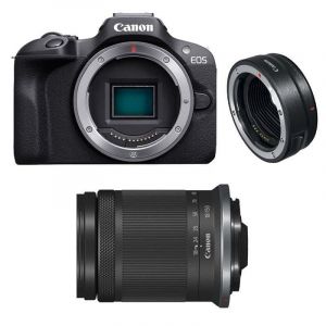 Appareil Photo Num&eacute;rique Compact Canon EOS R100 24,1 MP Zoom 8,3x Capteur APS-C WiFi Bluetooth