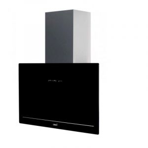 Hotte aspirante Cata sans balais, panneau tactile, 820 m³/h, A+, verre noir, Turbo LED
