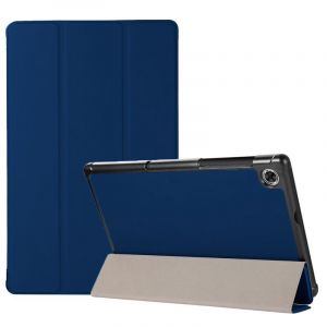 Étui en similicuir lisse bleu froid pour Lenovo Tab M10 HD 2e génération (TB-X306) 10,1"