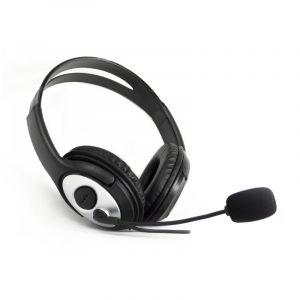 CoolBox CoolChat 3.5 Casque avec Microphone Noir/Argent