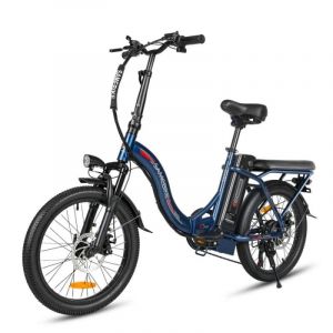 V&eacute;lo &eacute;lectrique SAMEBIKE CY20 pliant 350W 36V 12Ah autonomie 80 km suspensions LCD