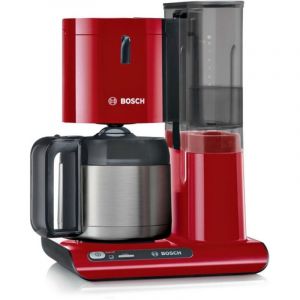 Cafeti&egrave;re &agrave; filtre Bosch TKA8A054 1,1L 8 tasses Rouge Jarra thermique anti-goutte