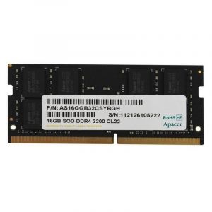 Apacer DDR4 SO-DIMM 3200 MHz PC4-25600 16 Go CL22