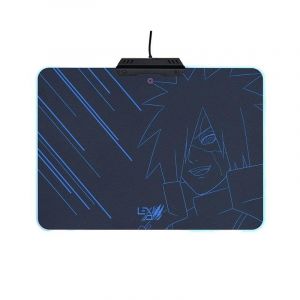 Tapis de souris Lexip Madara Destruction RGB USB Antid&eacute;rapant Rigide 350x280mm